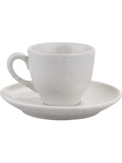 Kutahya Moderna Σετ Φλιτζάνια Espresso Cappuccino & Ελληνικού Καφέ Πορσελάνης Λευκά 100ml 6τμχ KXCT720161