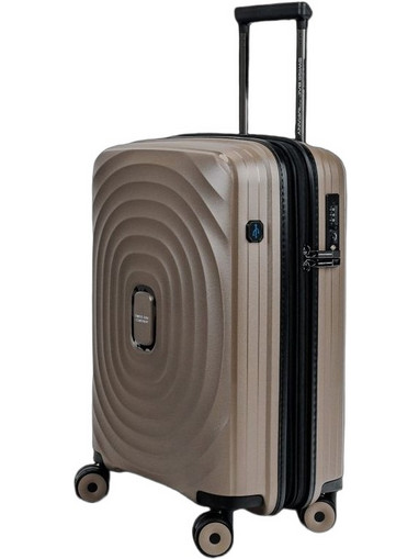 Swissbags Echo Βαλίτσα Καμπίνας 55x39x22cm με 4 Ρόδες Εκρού