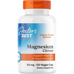 Doctor's Best Magnesium Citrate 125mg 120 Κάψουλες