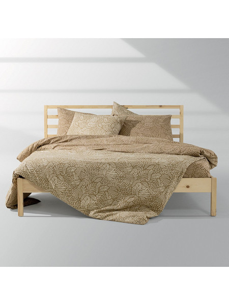 Lino Home Σετ Σεντόνια Υπέρδιπλα Βαμβακερά 240x260 Beliz Μπεζ