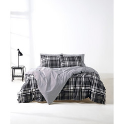 Kentia Σετ Σεντόνια Υπέρδιπλα Βαμβακερά 240x270 Festival 30 Black White