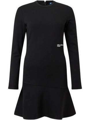Karl Lagerfeld Mini Καθημερινό Φόρεμα Μαύρο B4W13034-999