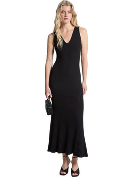 Michael Kors Maxi Φόρεμα για Γάμο / Βάπτιση Μαύρο MF58387BFD-001