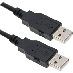 Powertech CAB-U015 Καλώδιο USB-A Male 2.0 to USB-A Male 1.5m Black