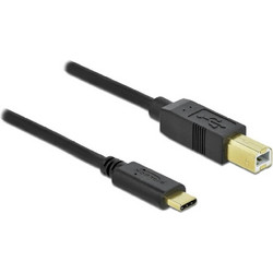 DeLOCK 83666 Καλώδιο USB-B Male 2.0 to USB-C Male 3m Black