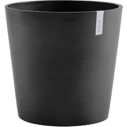 Ecopots Amsterdam 60 Γλάστρα Εξωτερικού Χώρου Στρογγυλή Πλαστική Ανθρακί 60x56cm 31650-4647
