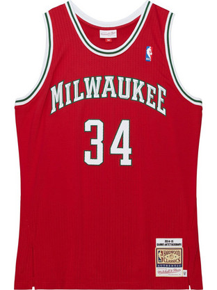 Mitchell & Ness Antetokounmpo 34 Κόκκινο AJY46181-MBU14GANRED1