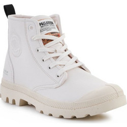 Palladium Pampa Hi Re Vegan Ανδρικά Μποτάκια Δερμάτινα Λευκά Αδιάβροχα 74378-116