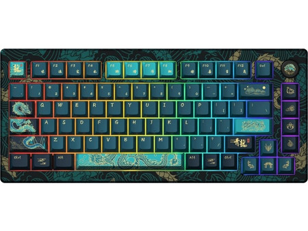 Akko MOD007 V3 HE Year Of Dragon Μηχανικό Gaming Πληκτρολόγιο TenKeyLess με Astrolink Magnetic Διακόπτες RGB Blue