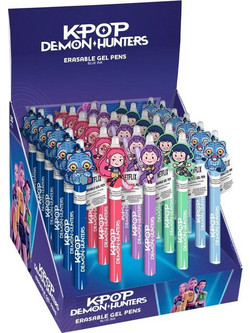 Pyramid K-Pop Demon Hunters Στυλό Gel που Σβήνει Μπλε 30τμχ