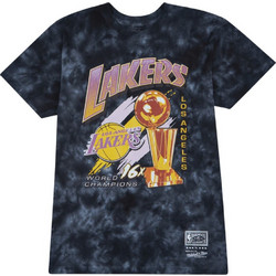Mitchell & Ness Los Angeles Lakers NBA Champions Ανδρικό Αθλητικό T-Shirt Ανθρακί BMTRFH21-APP002
