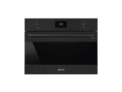 Smeg SO4301M1N Εντοιχιζόμενος Φούρνος Μικροκυμάτων με Grill 40lt Μαύρος