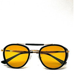 Epos STORM Ανδρικά Γυαλιά Ηλίου Aviator Μεταλλικά Χρυσά με Κίτρινο Φακό