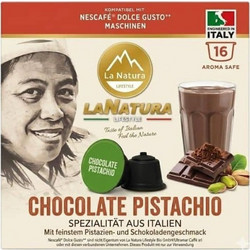 La Natura Lifestyle Κάψουλες Σοκολάτα Chocolate Pistachio Συμβατές με Μηχανή Dolce Gusto 16τμχ