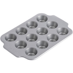 KitchenAid Φόρμα Ζαχαροπλαστικής από Ανοξείδωτο Ατσάλι για Muffin / Cupcake Ορθογώνια 30x20x2.4cm CC006067-001