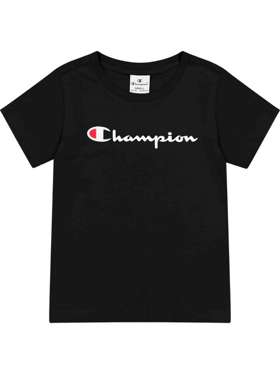 Champion Παιδικό T-Shirt Κοντομάνικο Μαύρο 404998-KK001