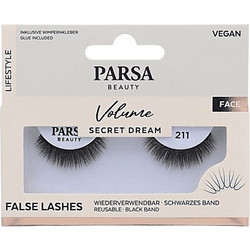 PARSA Beauty Secret Dream 211 Βλεφαρίδες Ενιαίες Σετ με Κόλλα 2τμχ 4001065316705