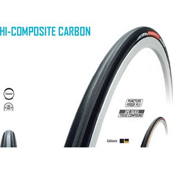 TUFO HI Composite Carbon Tubular 28" x 25mm Black-Black