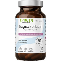 Biowen Magnesium Potassium 100 Κάψουλες