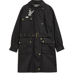 Barbour Γυναικείο Ημίπαλτο Υφασμάτινο Μαύρο LSP0346-BK11