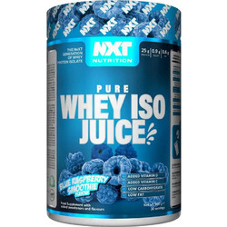 NXT Nutrition Pure Whey ISO Juice Blue Raspberry Smoothie Πρωτεΐνη Ορού Γάλακτος Γράμμωσης 900gr