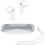 Remax AlloyBuds M2 TWS Ακουστικά Bluetooth In Ear Ανθεκτικά στο Νερό White