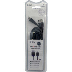 OEHLBACH 097480 Καλώδιο USB-B Mini Male 2.0 to USB-A Female 1.5m Black