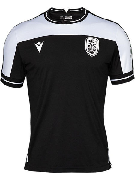 Macron PAOK FC Away Φανέλα Ποδοσφαίρου Black C-04-01-02-1-2526