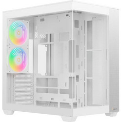 Ocypus Delta C74 White Gaming Midi Tower Κουτί Υπολογιστή RGB με Πλαϊνό Παράθυρο