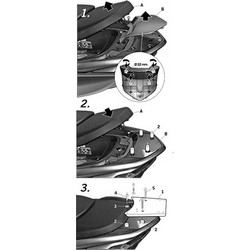 Shad Σχάρα Μηχανής για Honda Forza 300 '13-'17
