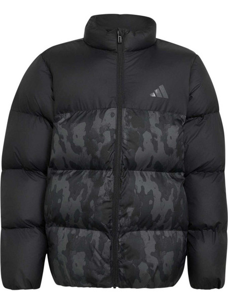 Adidas Παιδικό Μπουφάν Χειμωνιάτικο Puffer Μαύρο KH0201