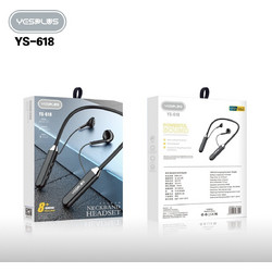 Yesplus YS-618 Ακουστικά Bluetooth In Ear Black