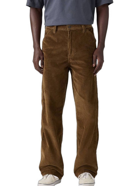 Levi's 568 Ανδρικό Παντελόνι Κοτλέ Loose Εφαρμογή Καφέ 55849-0078