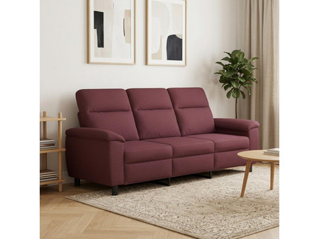 vidaXL Τριθέσιος Καναπές Μωβ 214x90x95cm 42040980