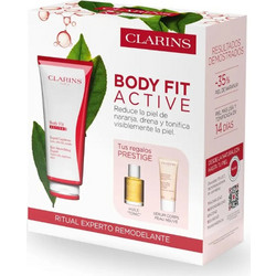 Clarins Body Fit Active Smooths & Tones Body Cream 200ml + Body Oil 30ml + Serum 30ml