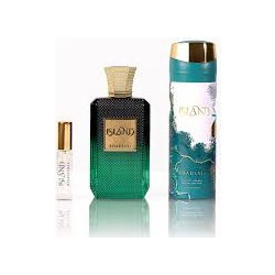 Khadlaj Island Pure Parfum 100ml + 8ml + Body Spray 200ml