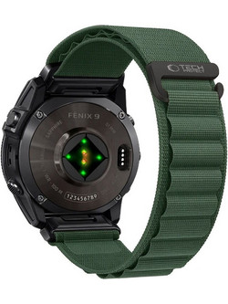 Tech-Protect Nylon Pro Λουράκι Υφασμάτινο Military Green (Garmin 47mm)