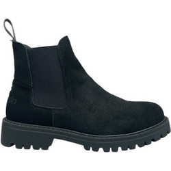 D.Franklin Γυναικεία Μποτάκια Chelsea Suede Μαύρα DFSH433007