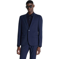 Antony Morato Slim Fit Bonnie Ανδρικό Σακάκι με Στενή Εφαρμογή Μπλε Σκούρο JS00089FA650390