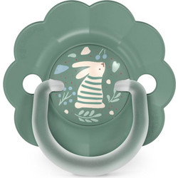 Suavinex Wonderland Sx Pro Physiological Bunny Ορθοδοντική Πιπίλα Σιλικόνης 6-18m Πράσινη