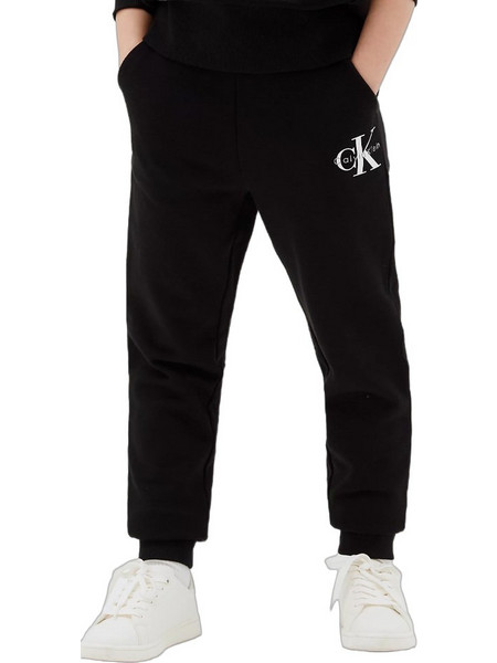 Calvin Klein Παιδικό Παντελόνι Φόρμας Μαύρο LV1CKTJB08-LD4