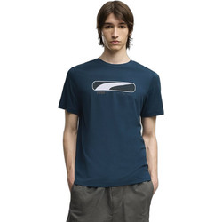 Puma Sport Logo Play Ανδρικό Αθλητικό T-Shirt Πετρόλ 694317-36
