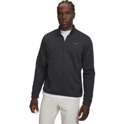 Under Armour Longsleeve Shirt UA Sweaterfleece Hybrid HZ Ανδρικό Αθλητικό Φούτερ Μαύρο 6013967-001