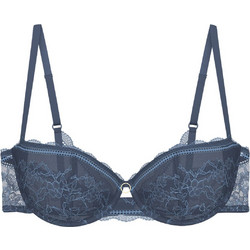 Triumph Comfort Allure Σουτιέν Balconette με Μπανέλα Μπλε 10226412-7873