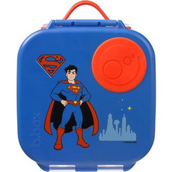 B.Box Superman Πλαστικό Παιδικό Δοχείο Φαγητού Μπλε 1lt