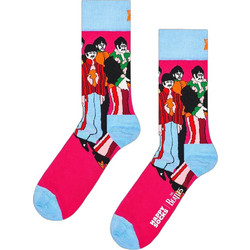 Happy Socks The Beatles Band Poses Ανδρικές Κάλτσες Ψηλές με Σχέδια Πολύχρωμες P005806