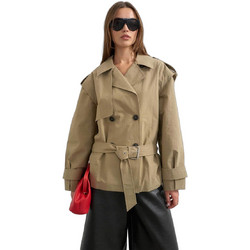 Topshop Smilla Γυναικεία Καπαρντίνα Κοντή Μπεζ 31001606