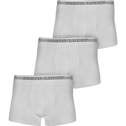 Berto Lucci Ανδρικά Μποξεράκια Σετ 3Pack Λευκά 20262-2062-5001