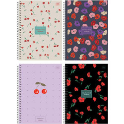 interDRUK Meadow Σπιράλ Τετράδιο Ριγέ A4 150 Φύλλων 5 Θεμάτων Διάφορα Σχέδια 111212955