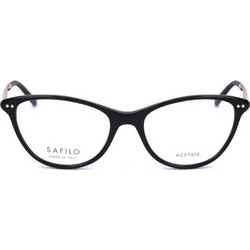 Safilo TRATTO 09 3H2 Γυναικείος Σκελετός Γυαλιών Οράσεως Κοκάλινος Μαύρος